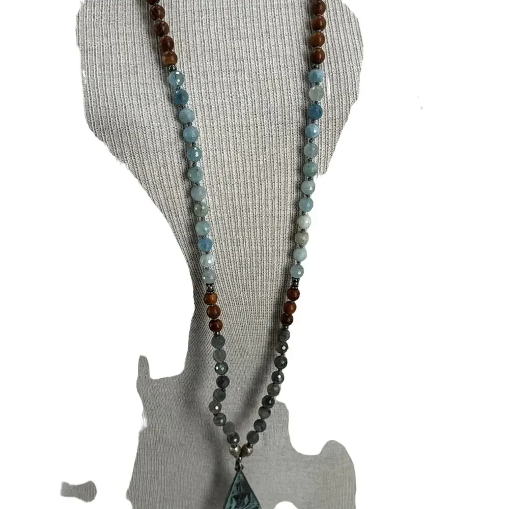 Buddha long prayer necklace